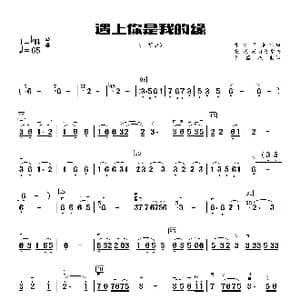 遇上你是我的缘_歌谱投稿_词曲:昂旺文章 才仁巴桑