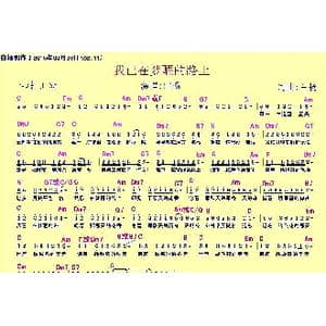 我已在梦醒的路上_歌曲简谱_词曲:白杨 白杨