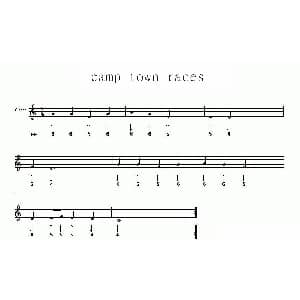 口琴谱 | camp town races 布鲁斯