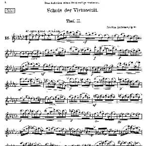 长笛曲谱 | Schule der Virtuosität. Op. 60 13 丹麦 安德森