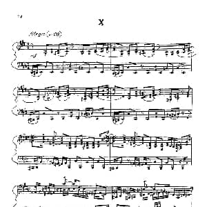 24 Preludes Op.53 钢琴谱 尼古拉 凯帕斯汀