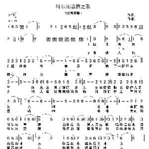 科尔沁草原之歌_歌谱投稿