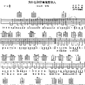 为什么你背着我爱别人 吉他谱 许志安 张翠华 张洪量