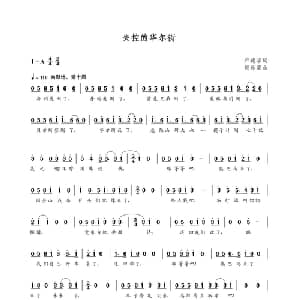 失控的华尔街_通俗唱法乐谱_词曲:卢建华 朝乐蒙