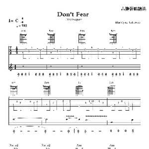 Don't Fear_歌曲简谱_词曲:Blue Oyster Cult cover Blue Oyster Cult cover