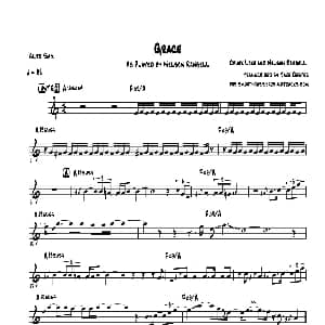 萨克斯谱 | Grace 中音萨克斯