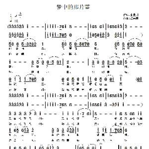 梦中的那片蓝_歌曲简谱_词曲:张景川 江南雨