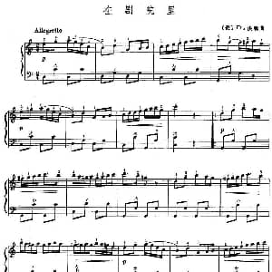 手风琴谱 | 在剧院里