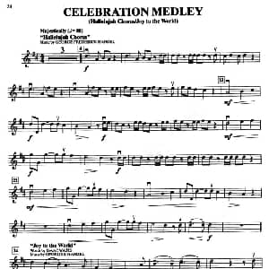 小提琴谱 | CELEBRATION MEDLEY 小提琴分谱