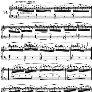 25首车尔尼Op.748练习曲 钢琴谱 车尔尼