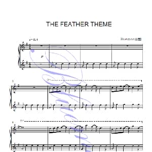 The Feather Theme 钢琴谱