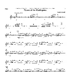 Dance of Harlequins 长笛分谱
