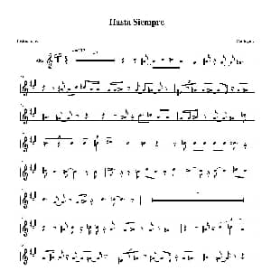 萨克斯谱 | Hasta siempre 又名 Che Guevara 切 格瓦拉 中音萨克斯