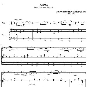 Arioso 双簧管 钢琴伴奏