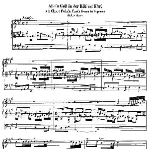 18首赞美诗前奏曲之十二 钢琴谱 约翰 塞巴斯提安 巴赫