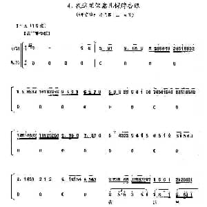 我这里假意儿懒睁杏眼 京剧 宇宙锋 选段 京胡考级谱