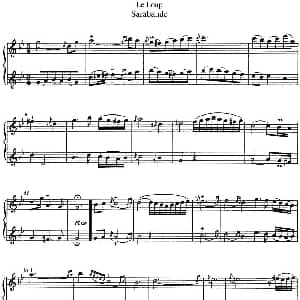 长笛曲谱 | 勒 卢坡长笛二重奏 Le Loup 勒 卢坡