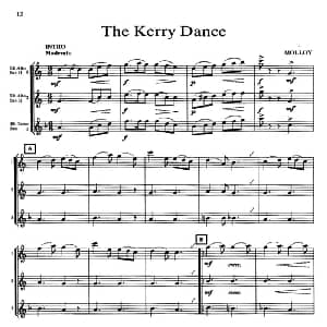 萨克斯谱 | The Kerry Dance 三重奏