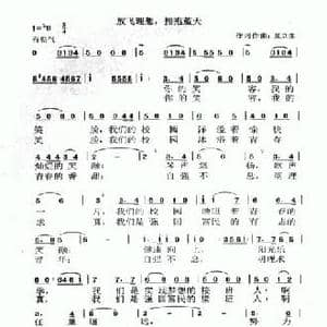 放飞理想,拥抱蓝天_民歌简谱_词曲:夏立生 夏立生