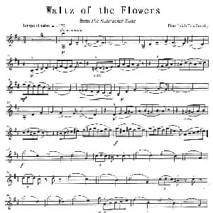 小提琴谱 | Waltz of the Flowers 花卉华尔滋 柴科夫斯基