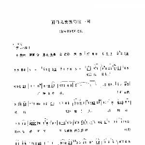 豫剧谱 | 驸马儿要担待这一回 打金枝 选段 花脸唱段