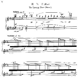 浏阳河 钢琴谱 储望华改编