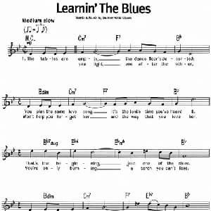 蓝调音乐:Learnin' The Blues_外国歌谱
