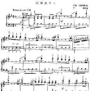 手风琴谱 | 闲聊波尔卡 约翰 施特劳斯