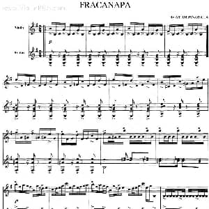小提琴谱 | FRACANAPA 乐舞 小提琴 吉他 皮亚佐拉