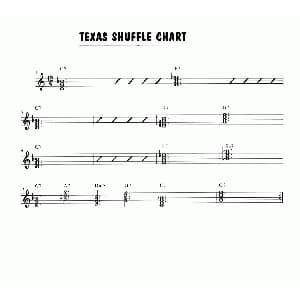 萨克斯谱 | Texas Shuffle Chart