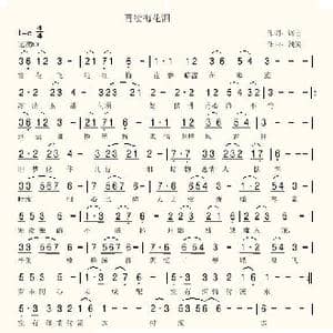 再续梅花泪_歌谱投稿_词曲:诺言 浅笑