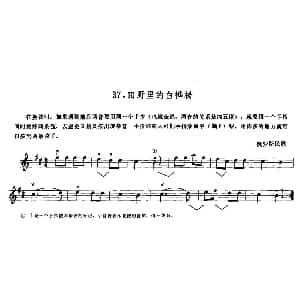 小提琴谱 | 学琴之路练习曲37 田野里的白桦树 俄罗斯民歌