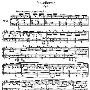 Novelletten Op.21 钢琴谱 罗伯特 舒曼