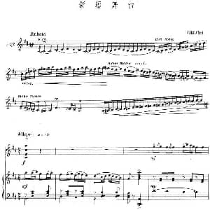 小提琴谱 | 新疆舞曲 小提琴 钢琴伴奏 刘振邦