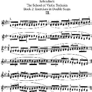 小提琴谱 | 史拉迪克小提琴技术练习 第2册 Ⅲ