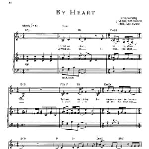 By Heart_外国歌谱_词曲: Jim Brickman 金布来克曼