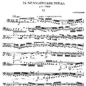 瓦西里耶夫24首大号练习曲集 13—18