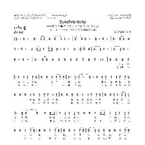 日 Synchronicity_歌曲简谱_词曲:梶浦由記 梶浦由記
