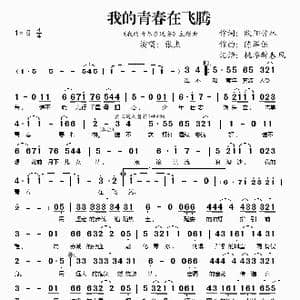 我的青春在飞腾_歌谱投稿_词曲:欧阳常林 陈军伍