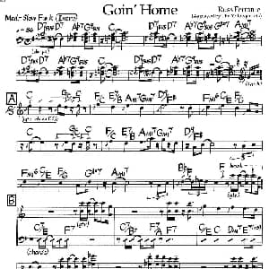 Goin' Home 钢琴谱