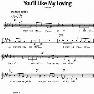 蓝调音乐:You'll Like My Loving_外国歌谱