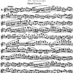 长笛曲谱 | 25首浪漫练习曲作品66号 NO.5 Kohler 柯勒