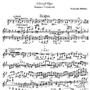 小提琴谱 | Edward Elgar Enigma Variations