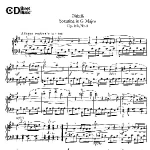 7 Piano Sonatinas Op.168 钢琴谱 安东 狄亚贝利