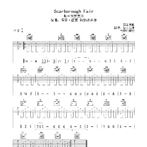 斯卡保罗集市 吉他谱