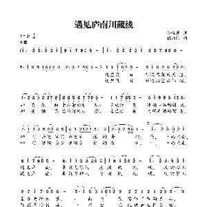 遇见庐南川藏线_歌谱投稿_词曲:陈世慧 储向前