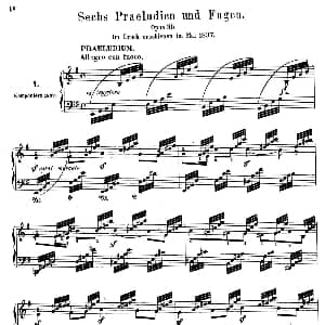 6 Preludes and Fugues Op.35 钢琴谱 菲利克斯 门德尔松 巴托尔迪