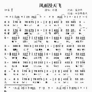 风雨漫天飞_歌谱投稿_词曲:吴清华 吴清华