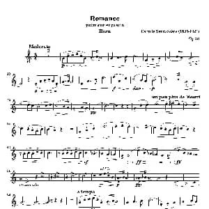 圣桑 浪漫曲 圆号独奏 圣桑