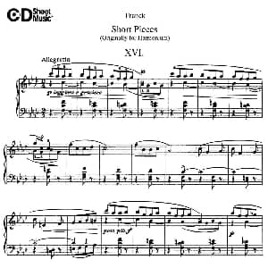 18 Short Pieces 钢琴谱 赛扎尔 弗兰克